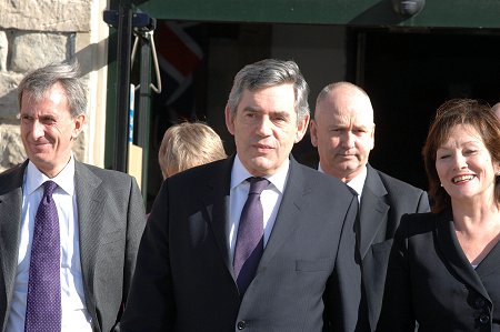 Gordon Brown feels the heat in Swindon 